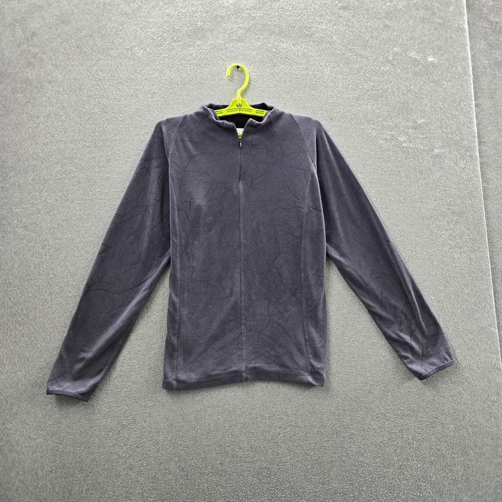 Nike Boy Jacket XL (16-18) Gray Fleece Therma-Fit Activewear Zipper Y2K